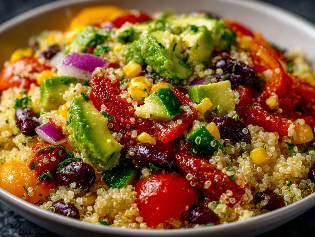 Flavorful Tex Mex Quinoa: Customize Your Salad with Creamy Lime Dressing